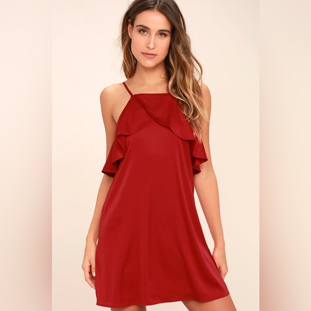 Lulu’s Red Mini Dress